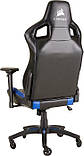 Комп'ютерне крісло для геймера Corsair T1 Race black/blue (CF-9010014-WW), фото 7