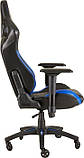 Комп'ютерне крісло для геймера Corsair T1 Race black/blue (CF-9010014-WW), фото 8