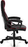 Комп'ютерне крісло для геймера Sense7 Knight black-red, фото 6