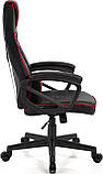 Комп'ютерне крісло для геймера Sense7 Knight black-red, фото 7