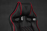 Комп'ютерне крісло для геймера Sense7 Knight black-red, фото 10