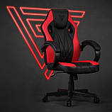 Комп'ютерне крісло для геймера Sense7 Prism black-red, фото 7