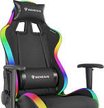 Комп'ютерне крісло для геймера Genesis Trit 500 RGB Black, фото 5