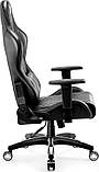 Комп'ютерне крісло для геймера Diablo Chairs X-One 2.0 King Size Black/White, фото 6