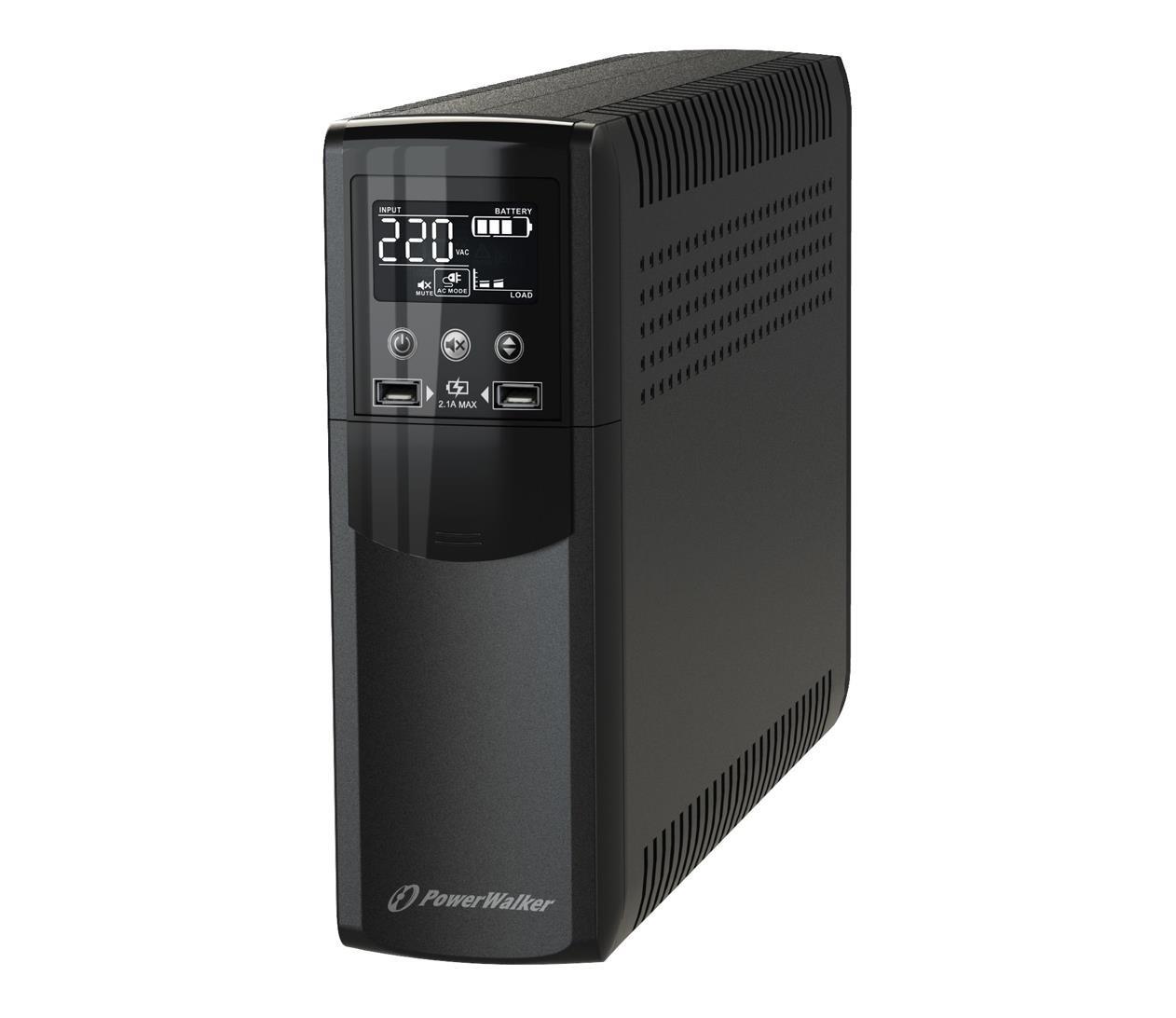 Лінійно-інтерактивне ДБЖ PowerWalker VI 1000 CSW FR (10121117), фото 1