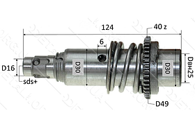 Ствол перфоратора Procraft BH1400DFR