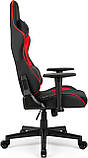 Комп'ютерне крісло для геймера Sense7 Spellcaster Black/Red, фото 6