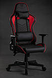 Комп'ютерне крісло для геймера Sense7 Spellcaster Black/Red, фото 9
