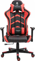 Комп'ютерне крісло для геймера Ghost GHOST-FIVE Black/Red