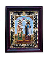 Кирилл и Мефодий икона святых на подставке