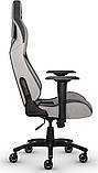 Комп'ютерне крісло для геймера Corsair T3 Rush Light Grey, фото 6