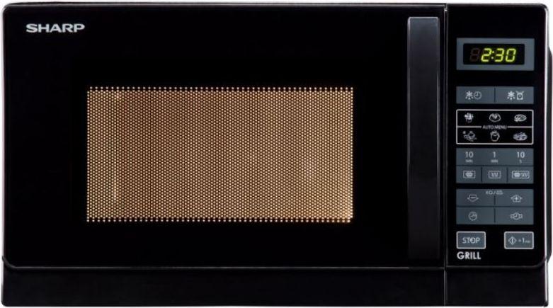 Микроволновка с грилем Sharp R642BKW (ID#1305081306), цена: 3648 ...