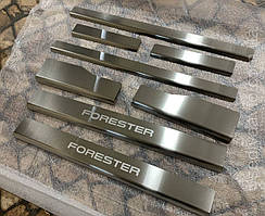 Накладки на пороги Subaru Forester IV з 2013 р. (Standart)