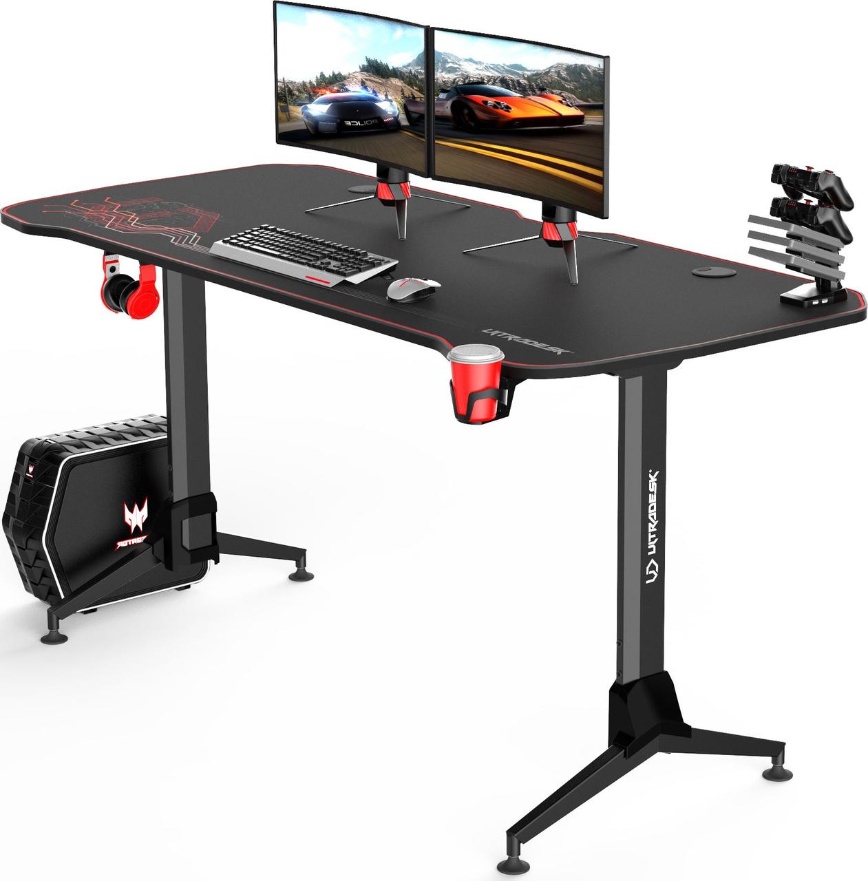 Фото - Офисный стол Ultradesk Геймерский игровой стол  Grand  UDESK-GD-RD (UDESK-GD-RD)