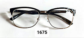 Чорні окуляри з діоптріями Модель 1675