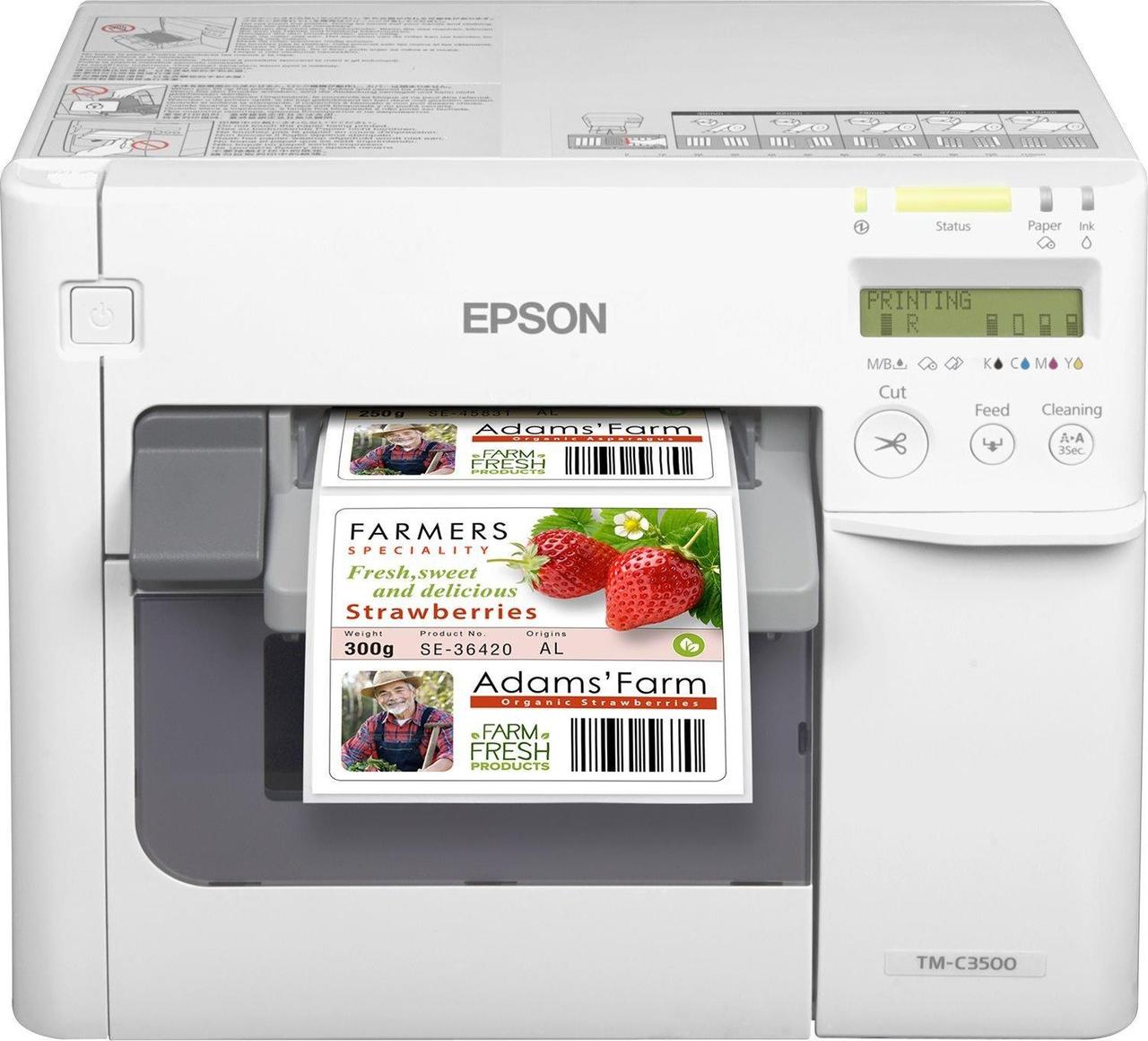 Фото - Чековый принтер Epson Принтер этикеток  TM-C3500 USB+Ethernet I/F  C31CD54012 (C31CD54012CD)