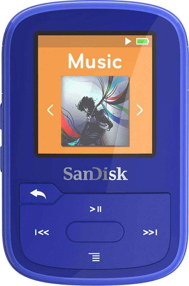 Компактный портативный проигрыватель Sandisk Clip Sport Plus 32GB (SDMX32-032G-E46B) - фото 1 - id-p1629170010