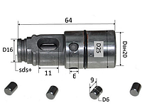 Ствол перфоратора Bosch GBH 2-26 DRE малый в сборе аналог