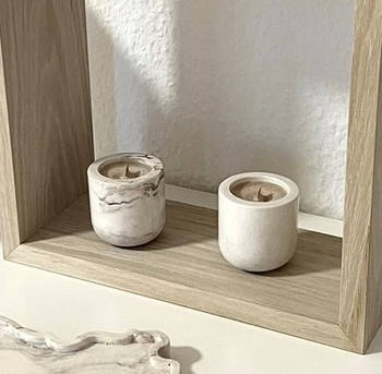 Мініатюра Ароматична інтер’єрна свічка Білий дуб і ваніль