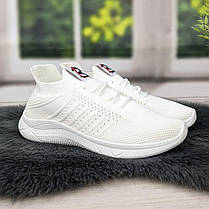 Кросівки жіночі білі текстильні Bromen 4104, фото 2