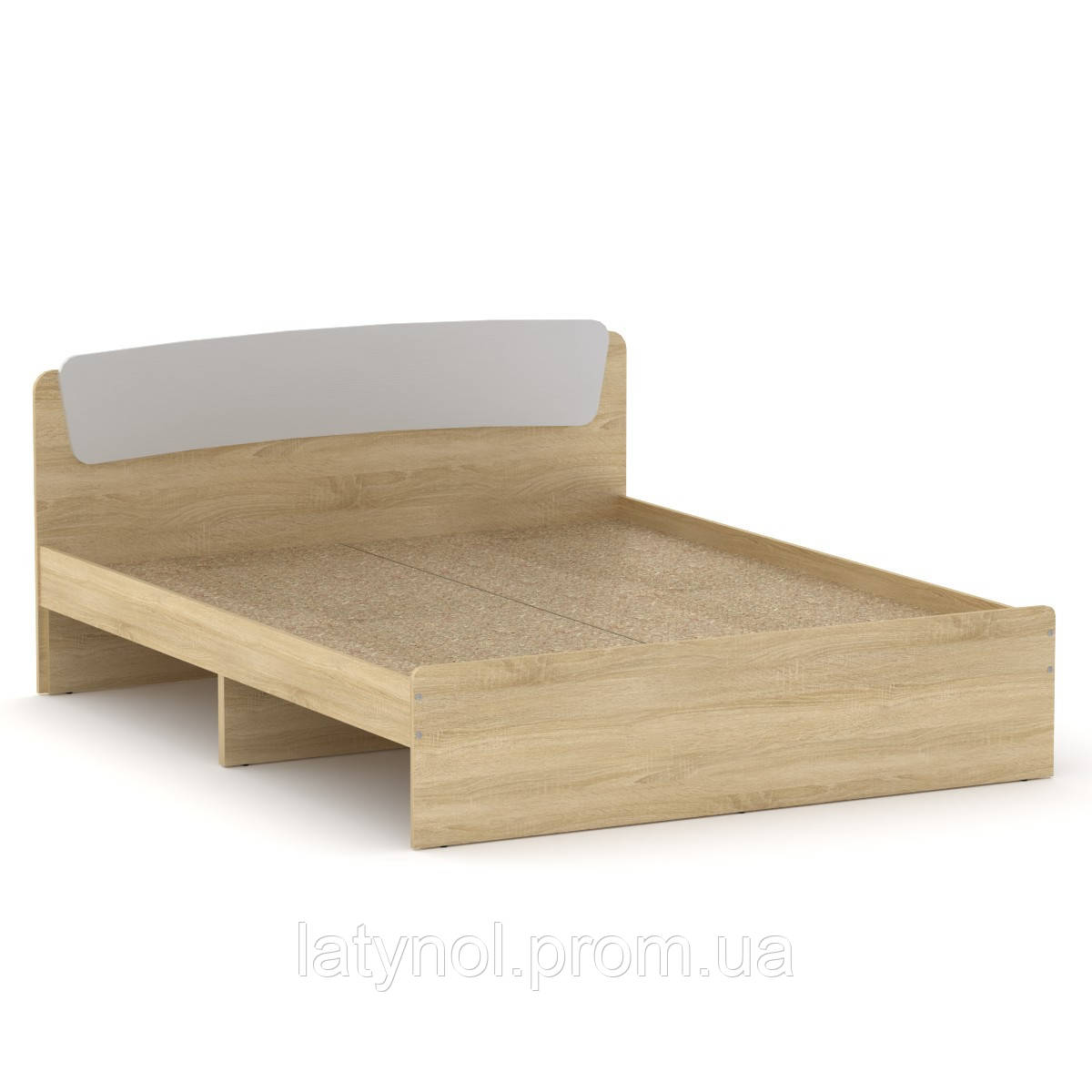 Ліжко без ящиків Класика-160 КОМПАНІТ (204.2х165.2х86 см)