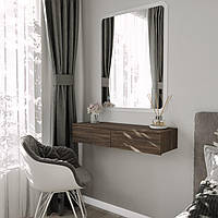 Подвесной туалетный стол для макияжа, настенный косметический столик с двумя выдвижными ящиками Аруша