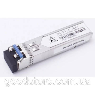 Модуль SFP Alistar Модуль SFP 1000BASE-LX 2SM LC 20KM 1310nm DDM (SFP-1G-LX)