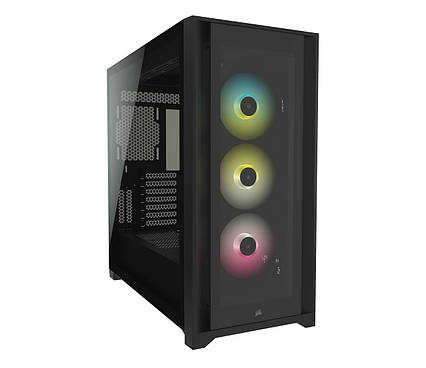 Корпус Corsair iCUE 5000X RGB Tempered Glass Black (CC-9011212-WW)