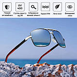 Сонцезахисні окуляри SBT атрибут для водіїв фотохромні та поляризаційні хамелеони, фото 2