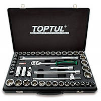 Комбинированный набор инструментов TOPTUL 1/2" дюйм и метр 46 единиц GCAD4601 Shop