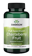 Витекс священный, фитодобавка при ПМС от Swanson(Chasteberry Fruit - Vitex), 400 мг, 120 вегетарианских капсул