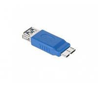 Перехідник micro USB 3.0 штекер - USB A 3.0 гніздо