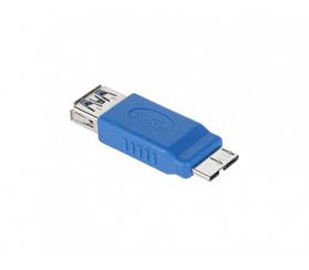 Перехідник micro USB 3.0 штекер - USB A 3.0 гніздо