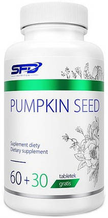 Екстракт насіння гарбуза SFD Nutrition Pumpkin Seed 90 таб., фото 2