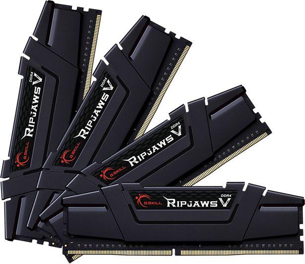 Пам'ять для настільних комп'ютерів G.Skill 64 GB (4x16GB) DDR4 3600 MHz Ripjaws V (F4-3600C16Q-64GVKC), фото 1