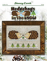 Hedgehogs In The Snow Схема для вышивания крестом Stoney Creek LFT576