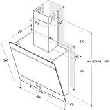 Витяжка похила Whirlpool WHVP 62FLTSK, фото 5