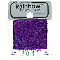 Rainbow Blending Thread 701 Violet Металлизированное мулине Glissen Gloss RBT701