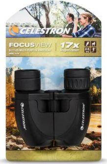 Бінокль Celestron FocusView 8-17x25