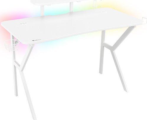 Геймерський ігровий стіл Genesis Holm 320 RGB White