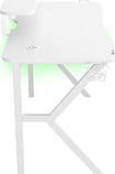 Геймерський ігровий стіл Genesis Holm 320 RGB White, фото 5