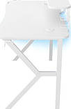 Геймерський ігровий стіл Genesis Holm 320 RGB White, фото 6