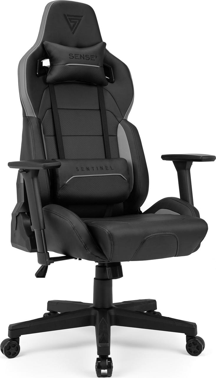 Комп'ютерне крісло для геймера Sense7 Sentinel Black/Grey