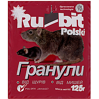 Гранулы от крыс и мышей Rubit Polski 125 г