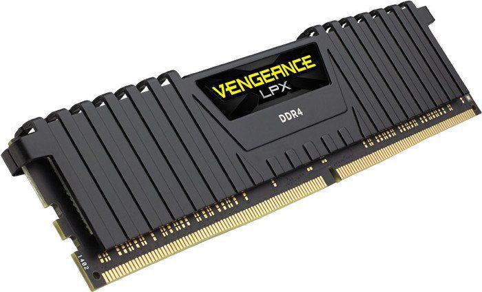 Пам'ять для настільних комп'ютерів Corsair 16 GB DDR4 2666 MHz Vengeance LPX Black (CMK16GX4M1A2666C16), фото 1