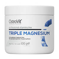 Комплексний магній порошок без смаку OstroVit Triple Magnesium 100 g