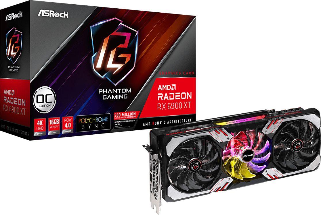 Відеокарта ASRock Radeon RX 6900 XT Phantom Gaming D 16G OC (RX6900XT PGD 16GO), фото 1