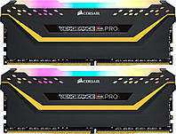 Память для настольных компьютеров Corsair 32 GB (2x16GB) DDR4 3200 MHz Vengeance RGB Pro Black