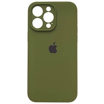 Чохол Silicone Full Camera для Apple iPhone 14 Pro Max Forest Green