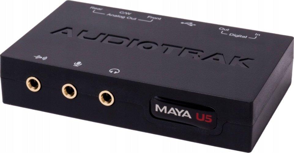 Фото - Звукова карта MAYA Звуковая карта внешняя Audiotrak  U5 USB  MayaU5 